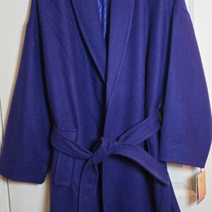 Narciso Rodriguez Deep Blue Coat